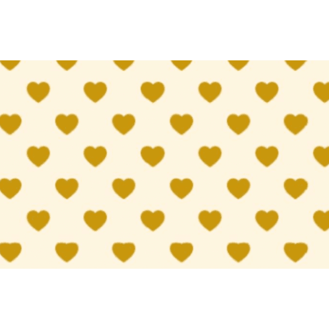 Gold Heart In Nude Wrapping Paper