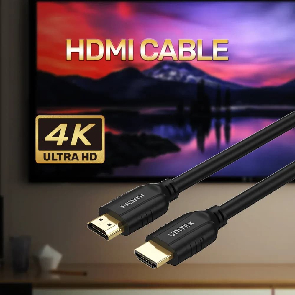 UNITEK 4K ULTRA HD HDMI CABLE 18GBPS HIGH-SPEED 3 METERS