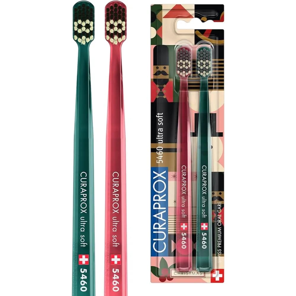 Curaprox 5460 Ultra Soft Toothbrush Duo Christmas edition 2pcs