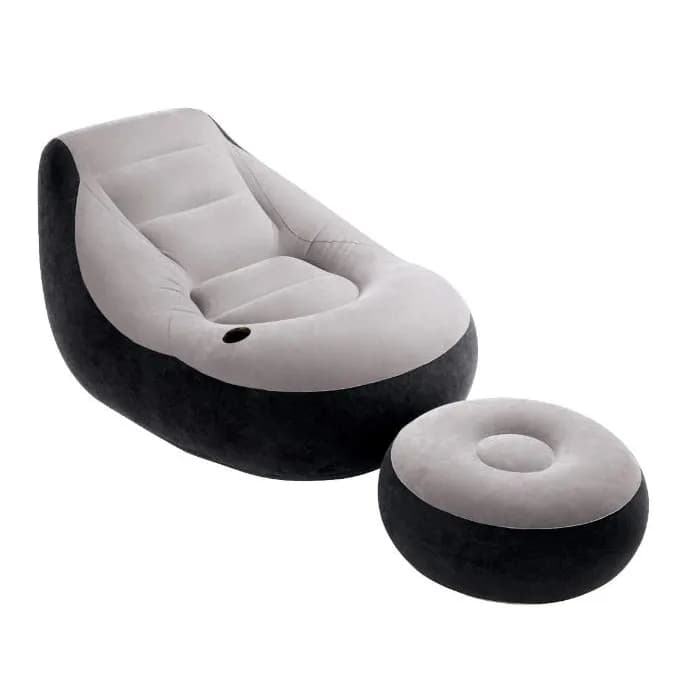 Ultra Lounge Inflatable Chair With Footrest Intex