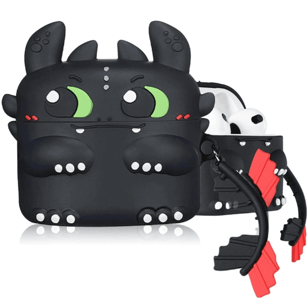 Silicone Airpod Pro / Pro 2 Case Dragon Black