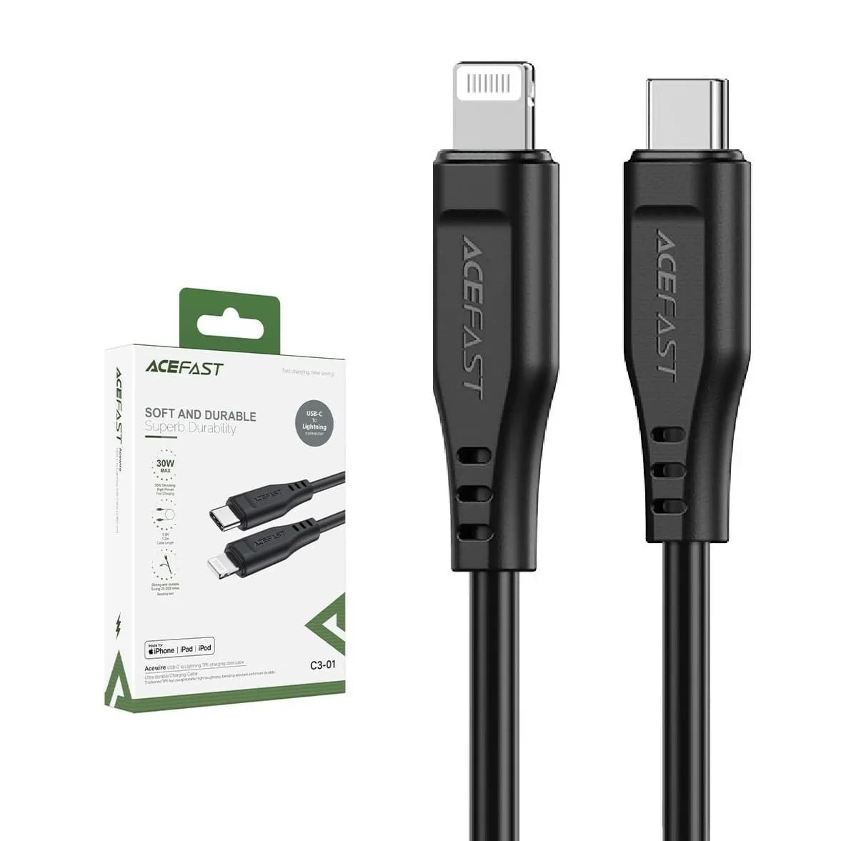 C To Lightning Cable 1.2M- Acefast C3-01