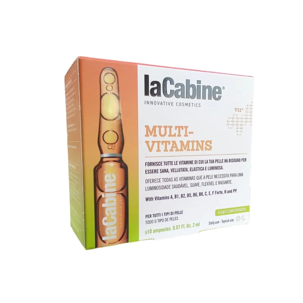 la cabine multi-vitamins 10x2 ml ampoules