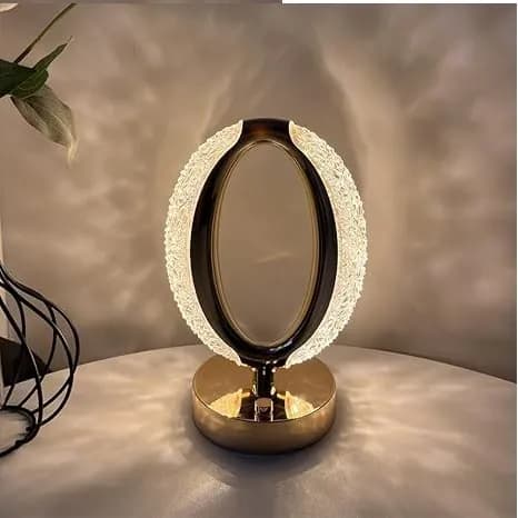 Crystal Table Lamp Indoor Lighting For Home Office Bedroom Living Room