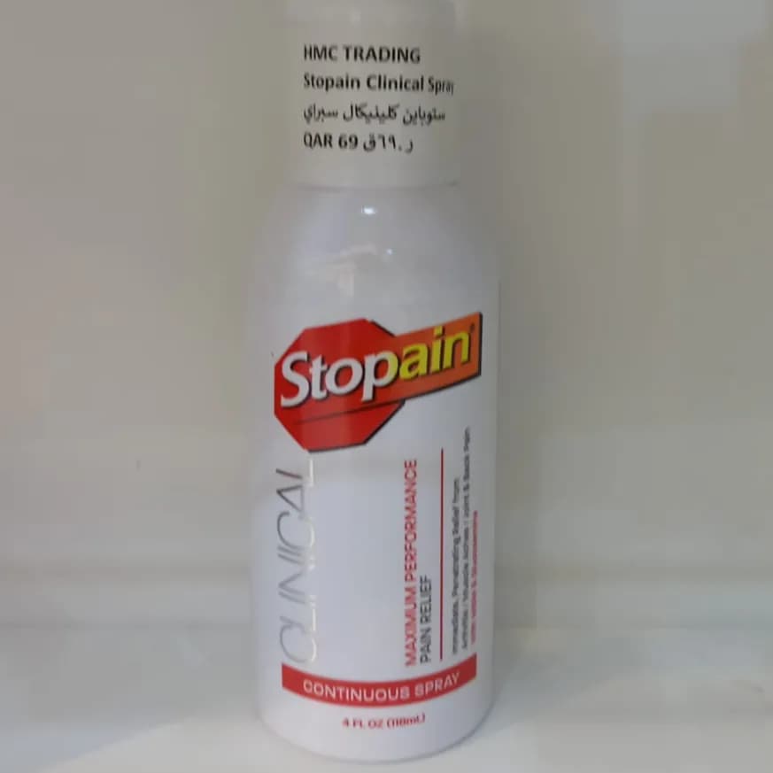 Stopain Clinical-Menthol Spray - 4 Oz