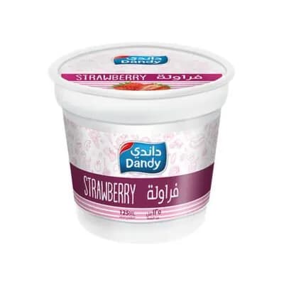 Dandy Cup Ice Cream 125ml Asrtd