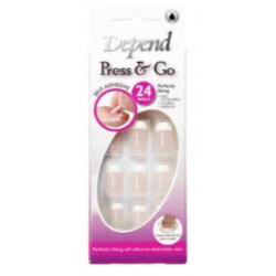 Depend 6093 Press & Go Artificial nails self adhesive