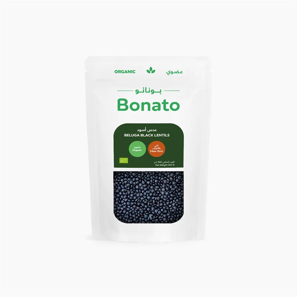 Bonato Beluga Black Lentils 340g