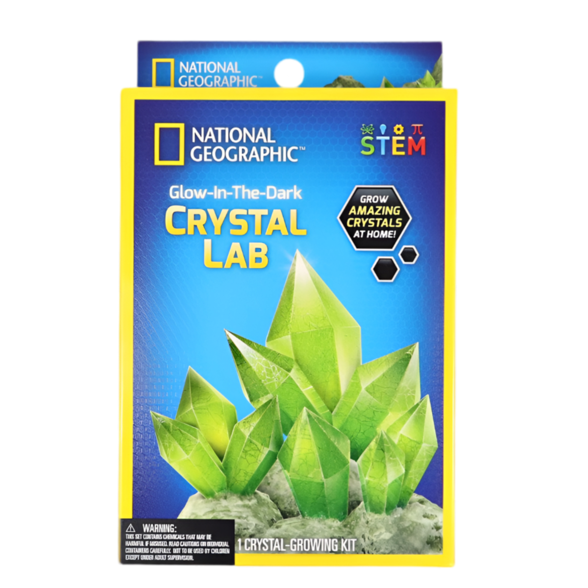 National Geographic Glow-in-the-Dark Crystal Growing Lab for Student-Stem Project Toy (SMEQ16)