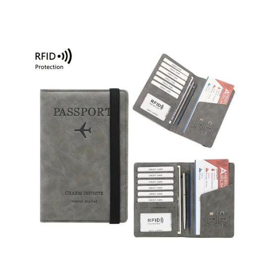 Passport Folder (Grey)