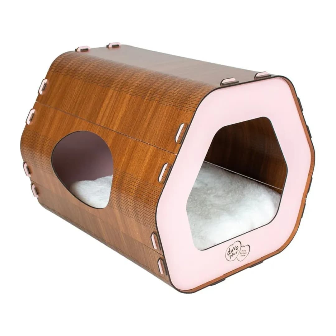 Cat House Mdf Rose 36X40X34Cm Pink