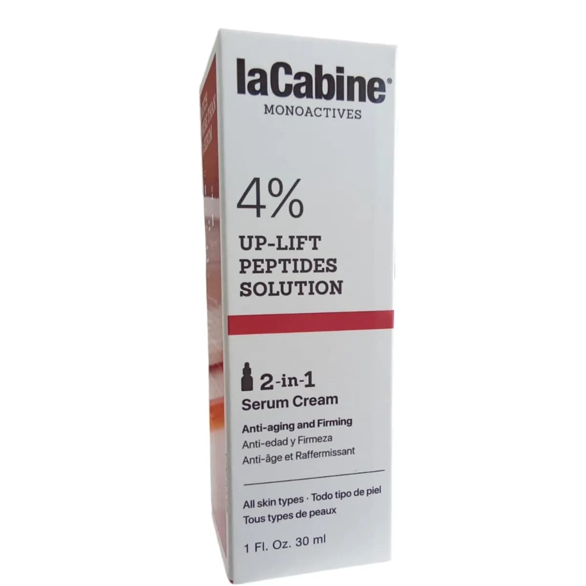 la cabine 4% up-lift peptides solution 2 in 1 serum cream 30 ml