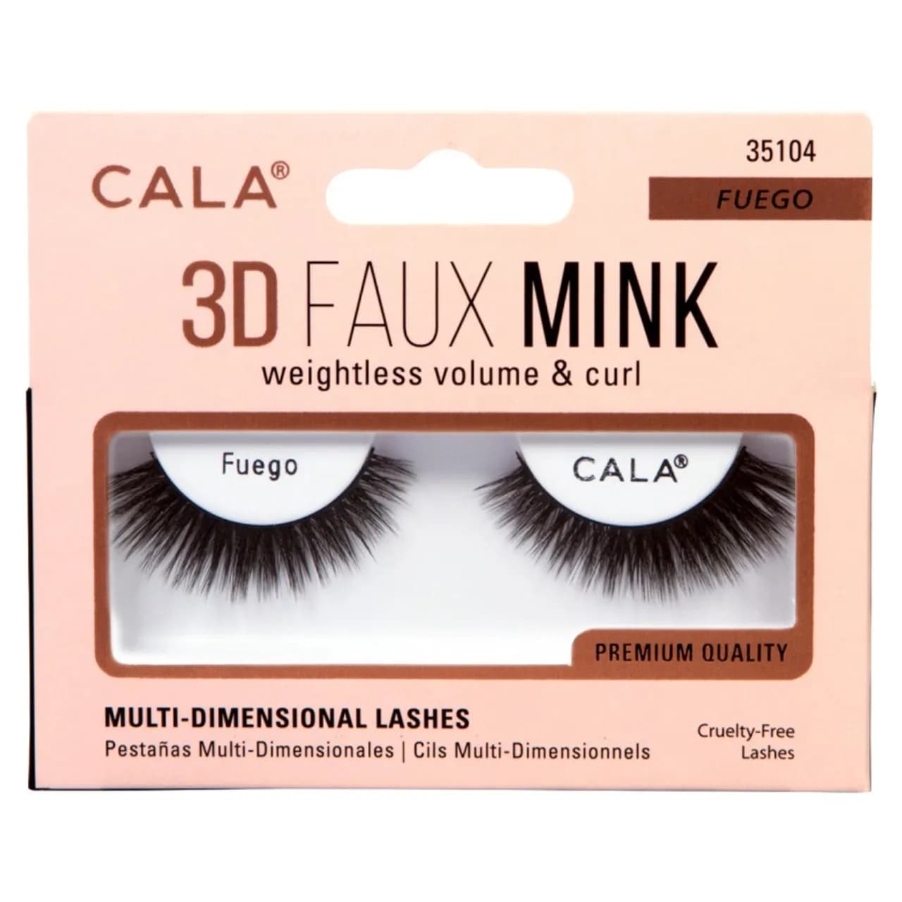 CALA 3D FAUXMINK LASHES FUEGO 35104