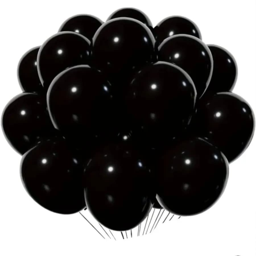 Black Balloon Set