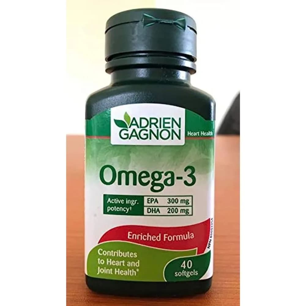 Adrien Gagnon Omega 3 1000mg Cap 40's