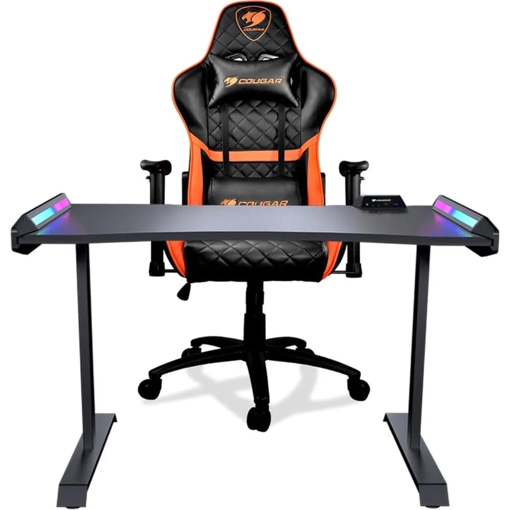 Cougar Mars 120 Gaming Desk + Armor One Gaming Chair-Combo pack