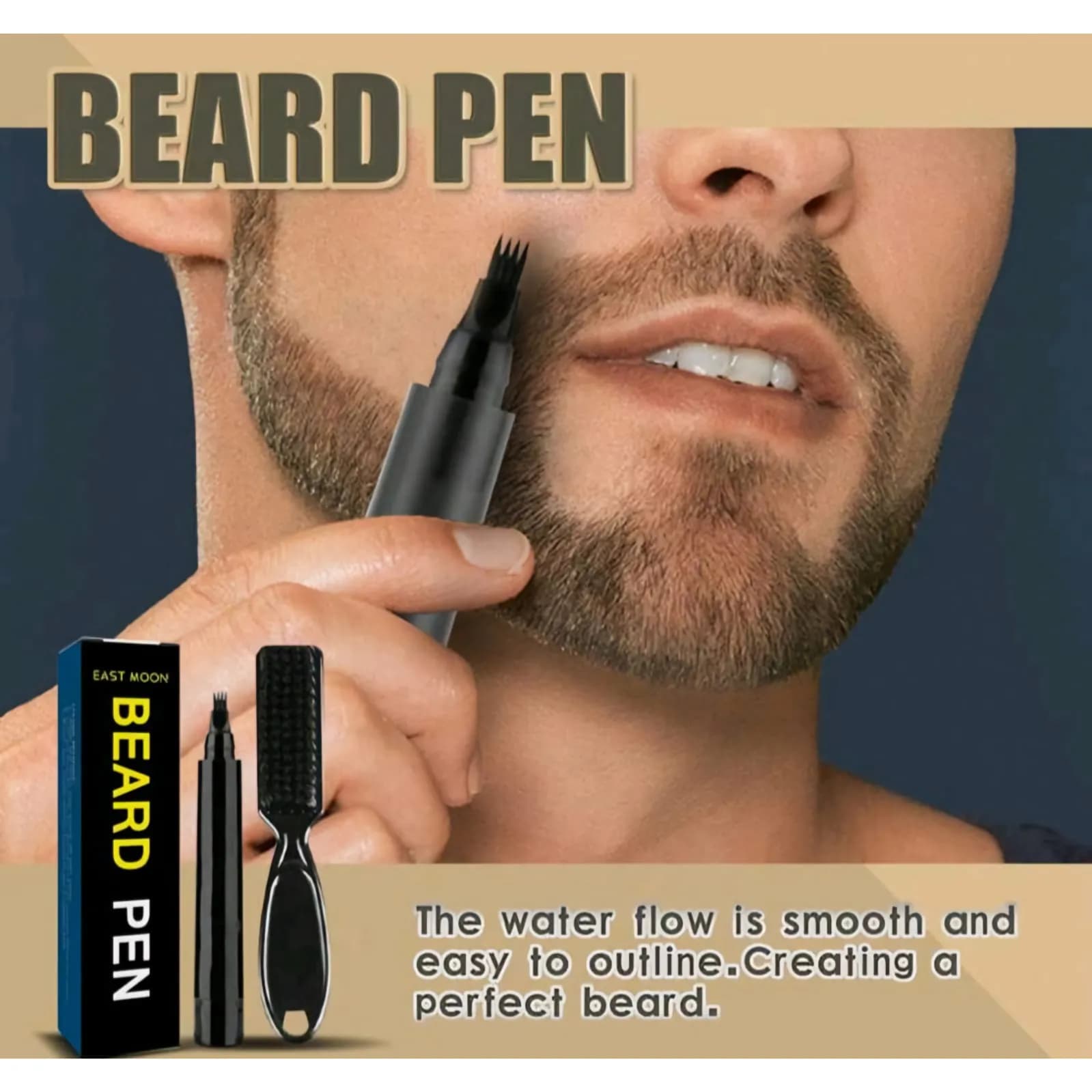 Beard Pen Set With Brush - Am17