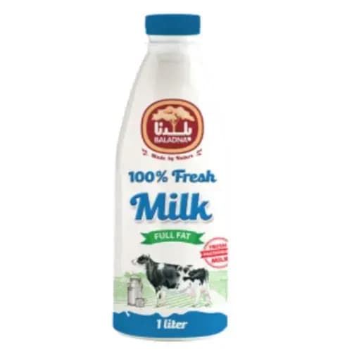 Baladna Fresh Milk 1Ltr