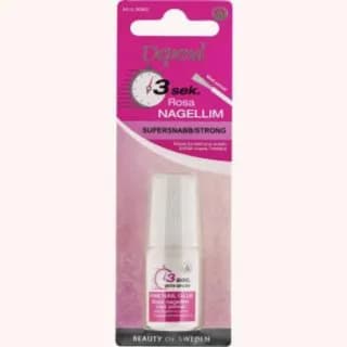 Depend 80002 Nail glue pink color brush applied super fast & strong 3gm