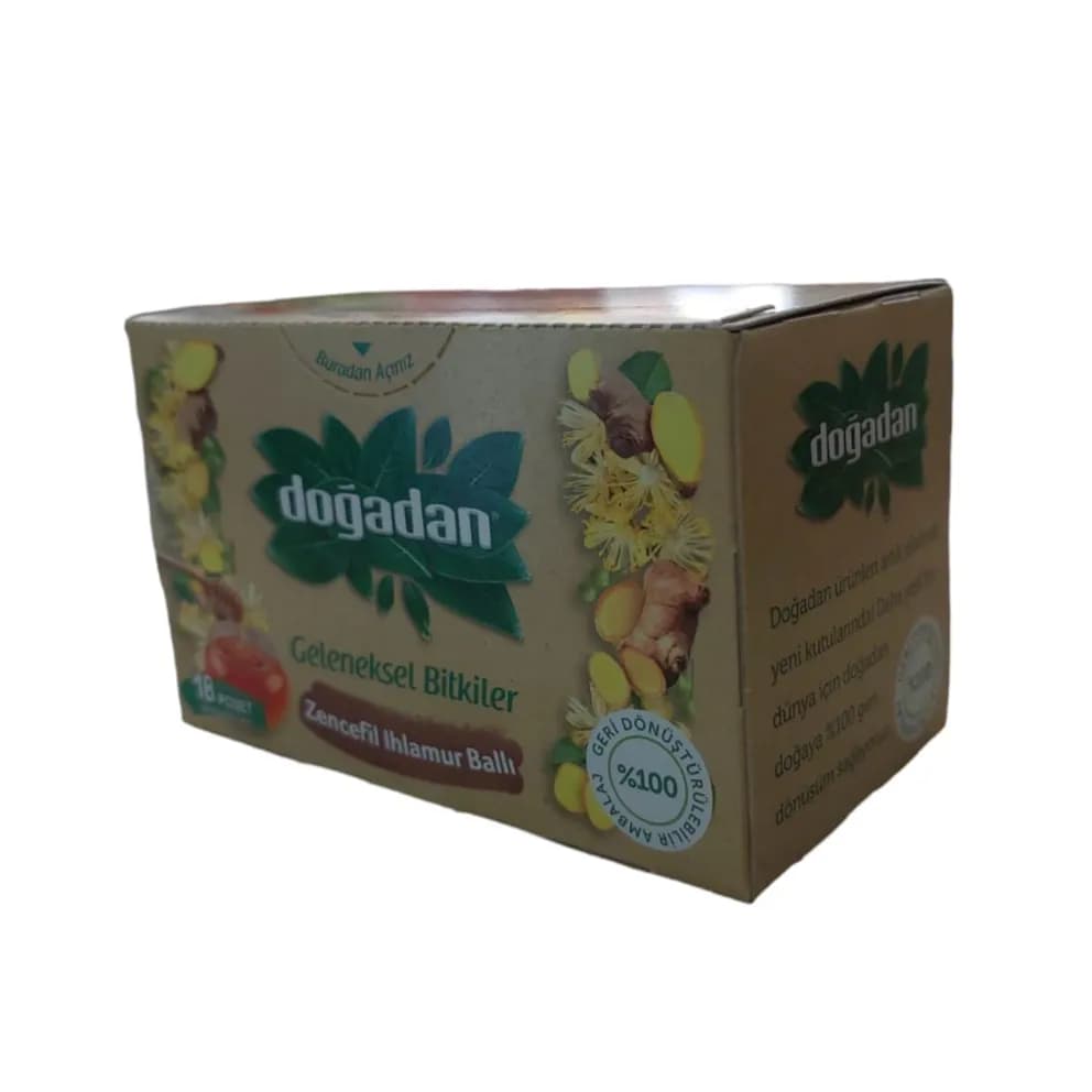 Dogadan Ginger Linden Honey Mixed Herbal Tea