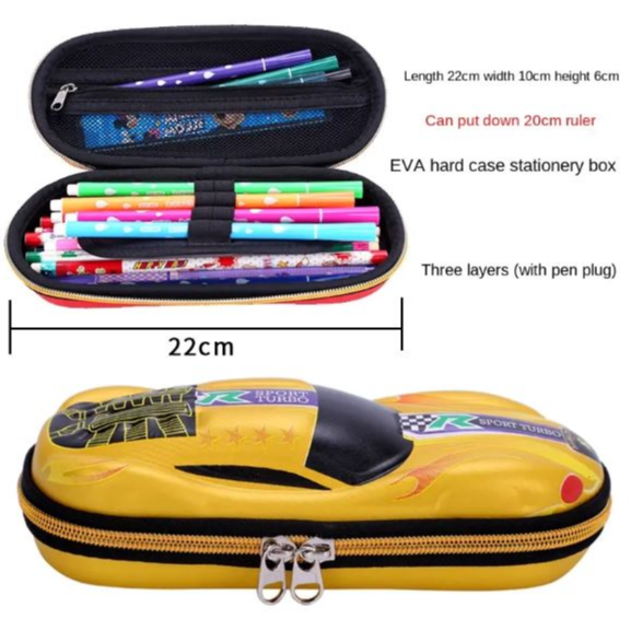 Car Supercar Pen Case (Red) 