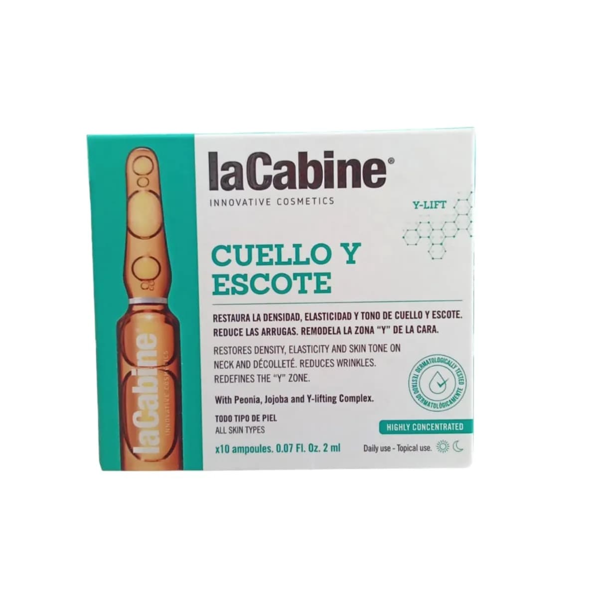 la cabine neck and decollete ampoules 10x2 ml