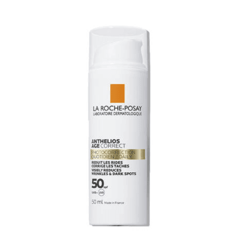 كريم تصحيح البشرة أنثيليوس إيج كوريكت SPF50 من لا روش بوساي، 50 مل