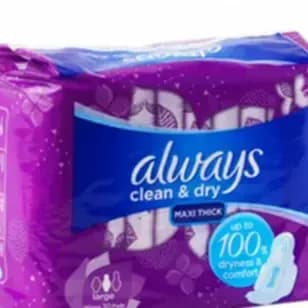 Always Clean Dry Maxi Thick 9 Pieces