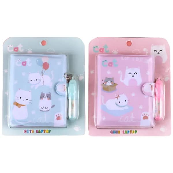 Cute Anime Mini Gift Notebook With Pen -1 Pieces Set (GBQL49)