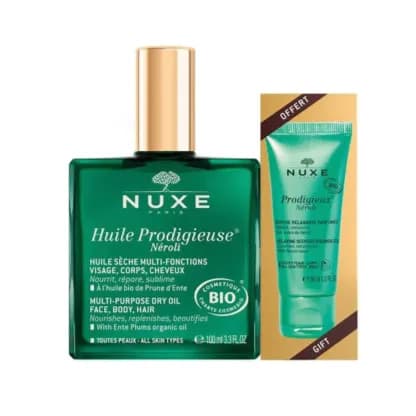 NUXE Huile Prodigieuse Neroli Bio 100ML + Showergel 30ML -07FZ