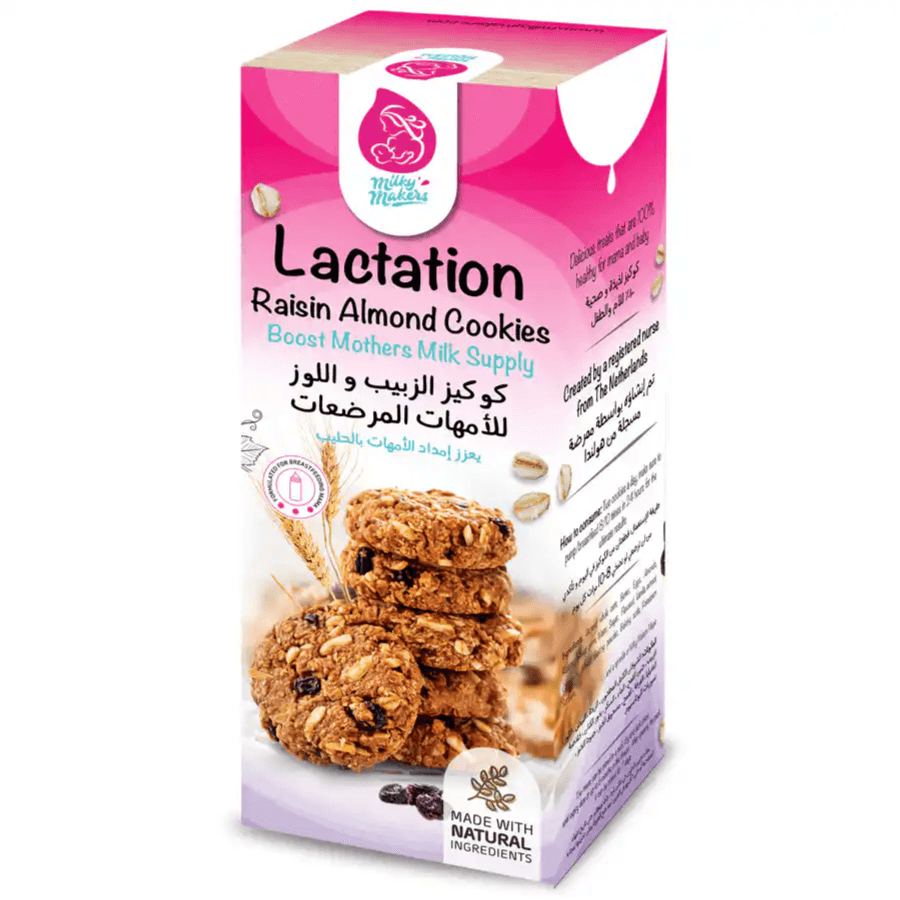 Milky Makers Raisin Almond Cookies