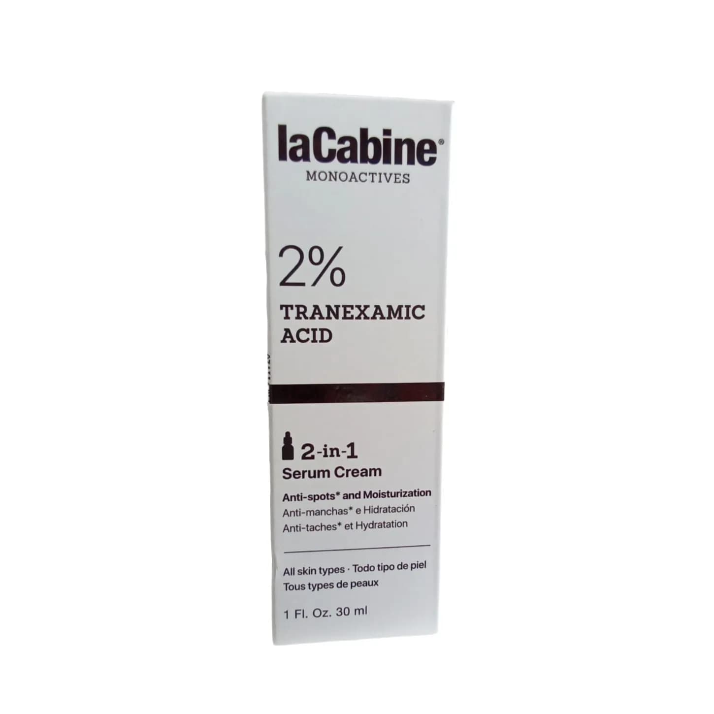 la cabine 2% tranexamic acid 2 in 1 serum cream 30 ml