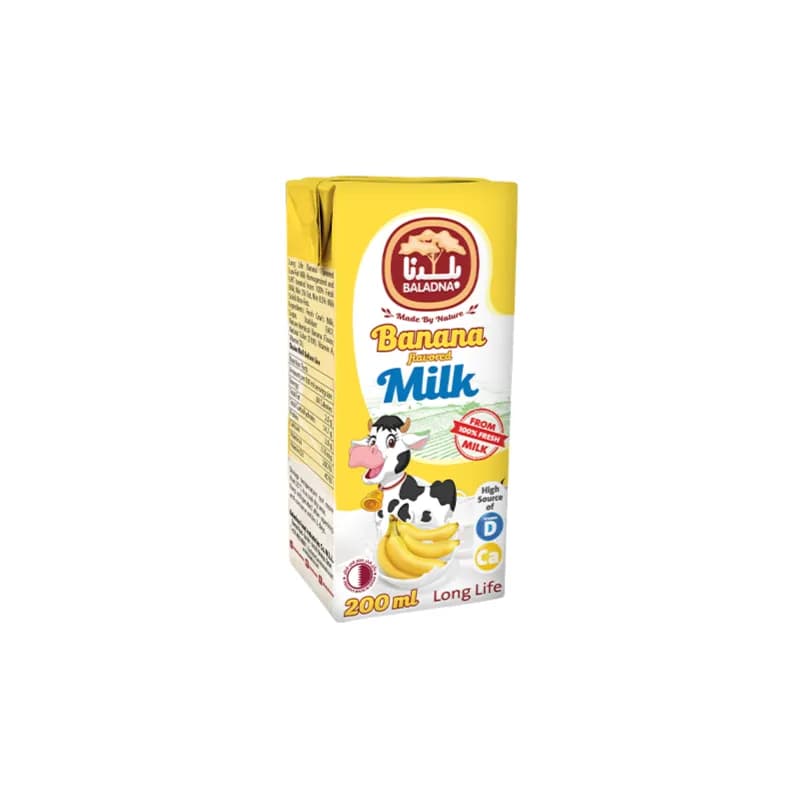 Baladna Long Life Banana Milk 200Ml