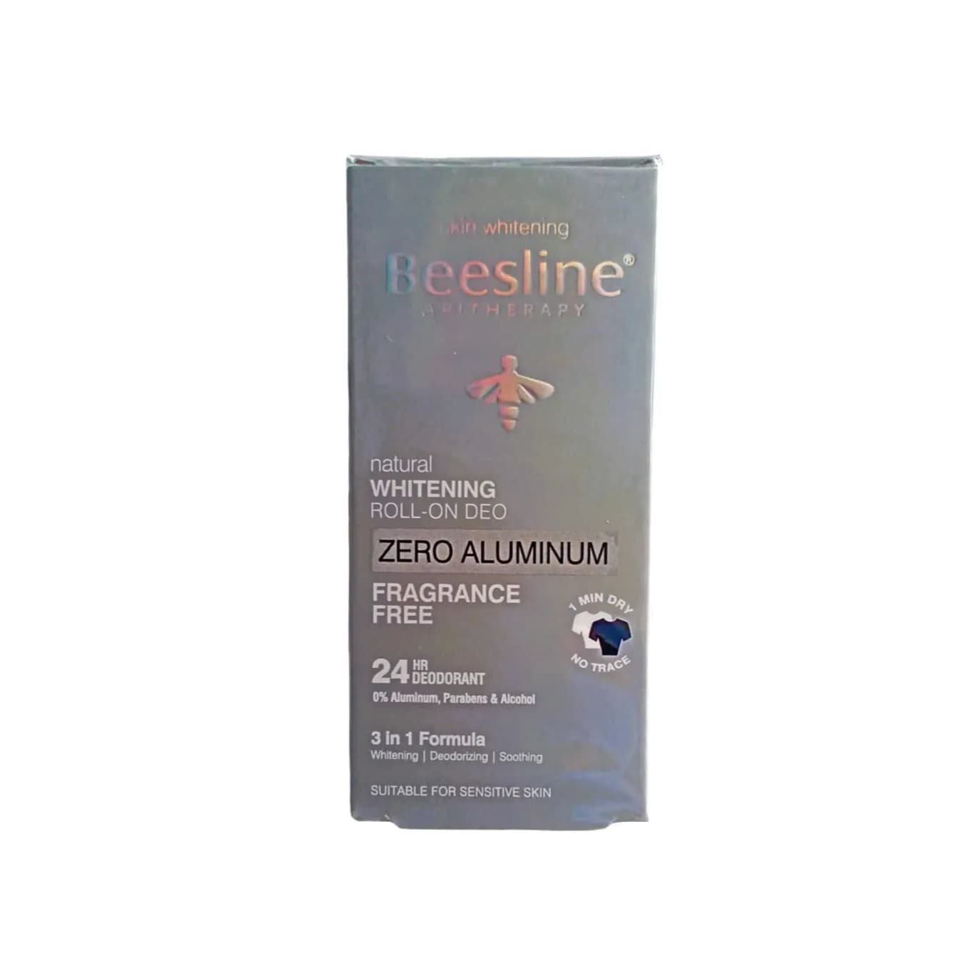 Beesline Fragrance Free Whitening Zero Aluminum Deo Roll 3 In 1