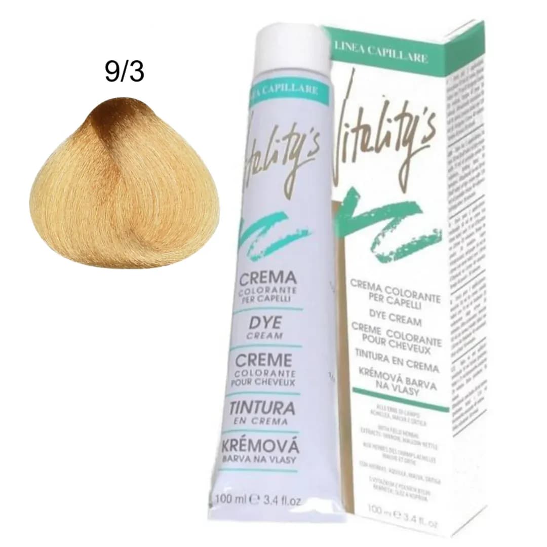 Vitality's hair color 9/3 SUPER LIGHT GOLDEN BLONDE