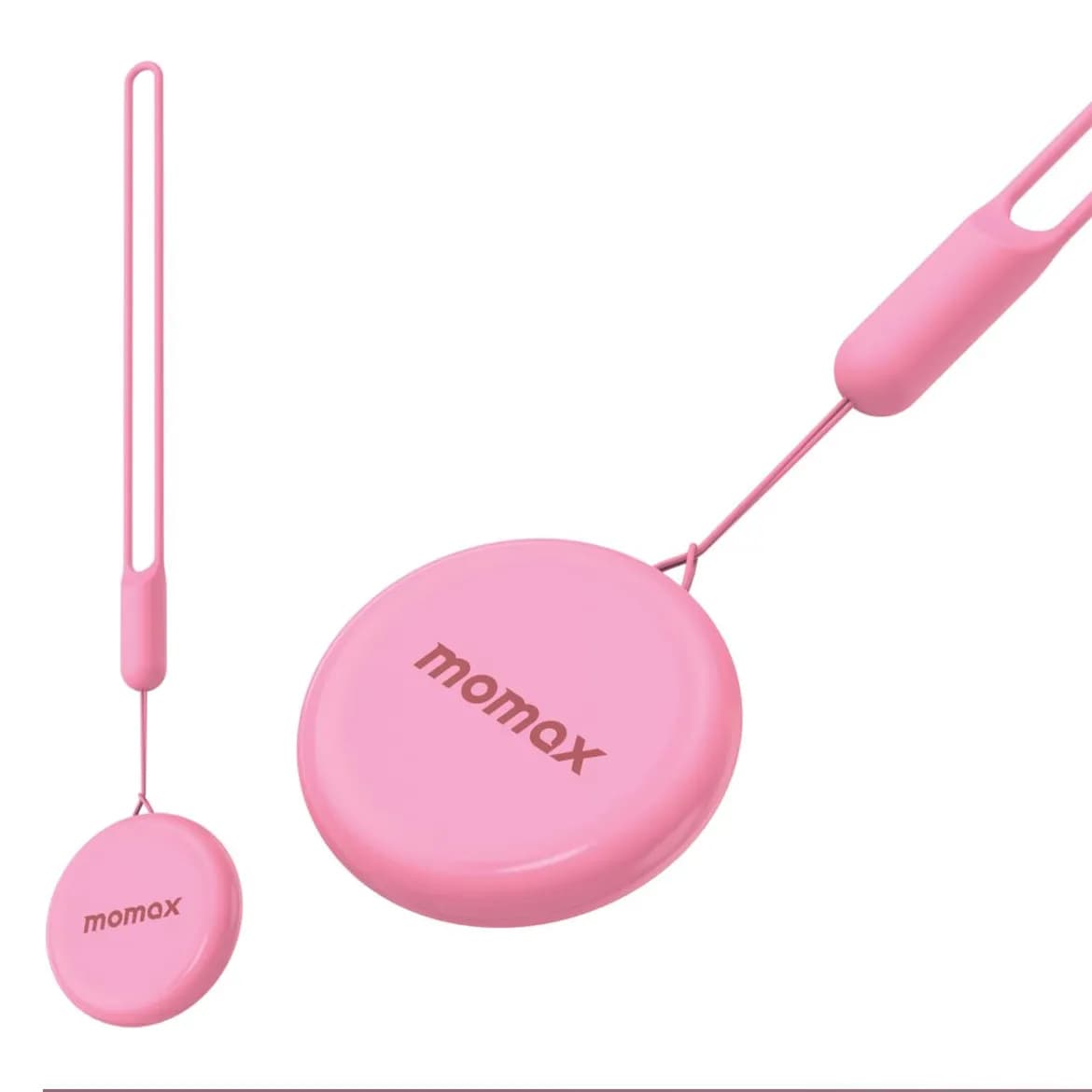 Pinpop Tracker / Supports Apple Find My / Waterproof / Pink Momax