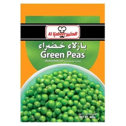 Al Kabeer Green Peas, 400G