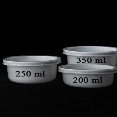 Plastic Cup White 250 Ml (1X50)