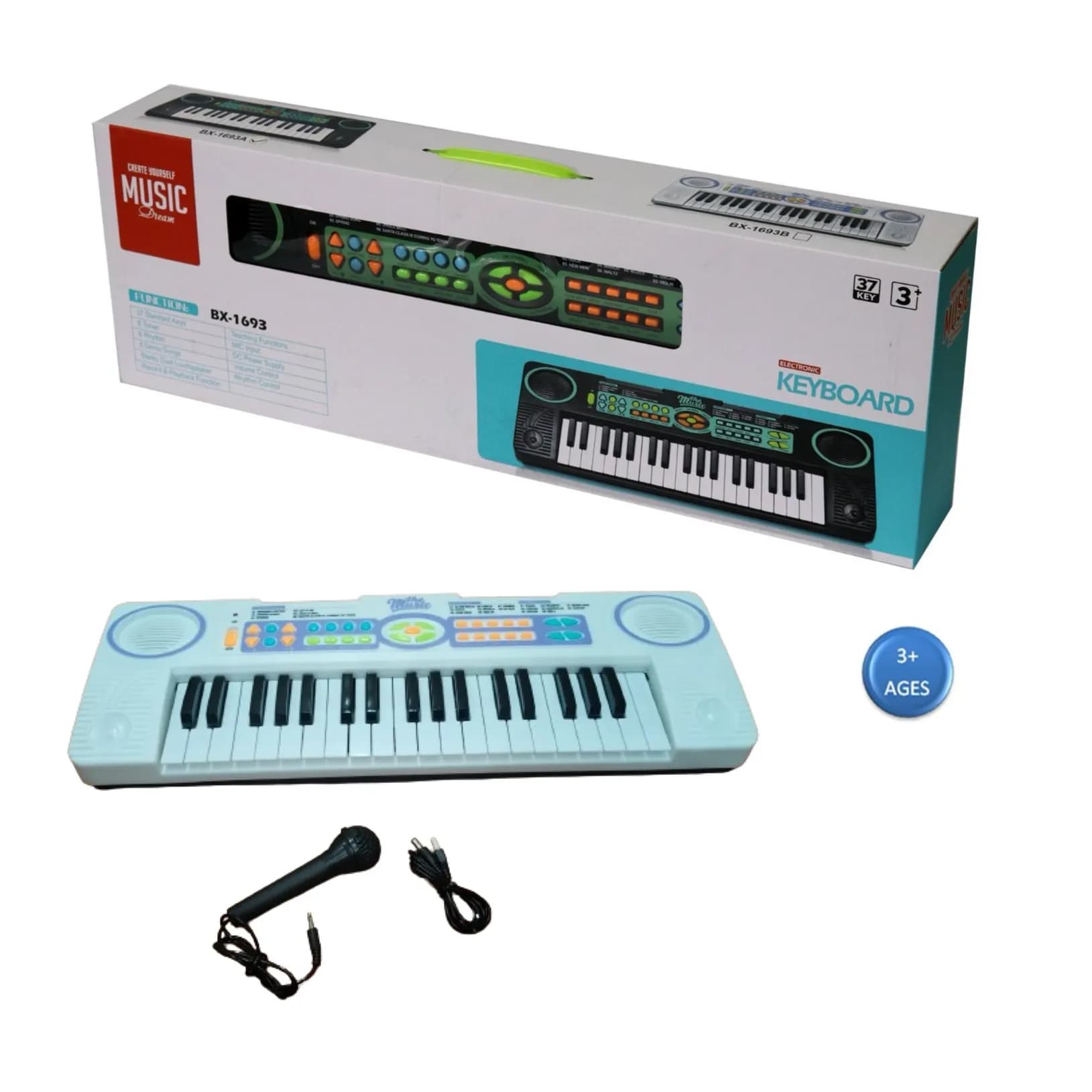 Music Keyboard With Mic Bx-1693B