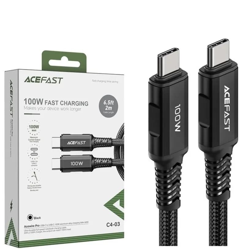 C To C Cable 2M - Acefast C4-03