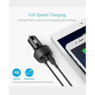 Anker A2214 24W PowerDrive 2 Elite With Lightning Connector