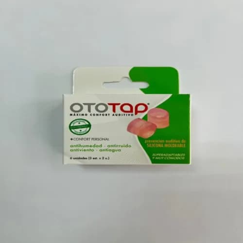 Ototap Silicone Ear Plugs 6pcs