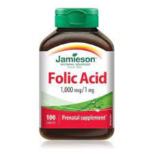 JAMIESON FOLIC ACID 1000MCG/1MG PRENATAL SUPPLEMENT 100 TABLET