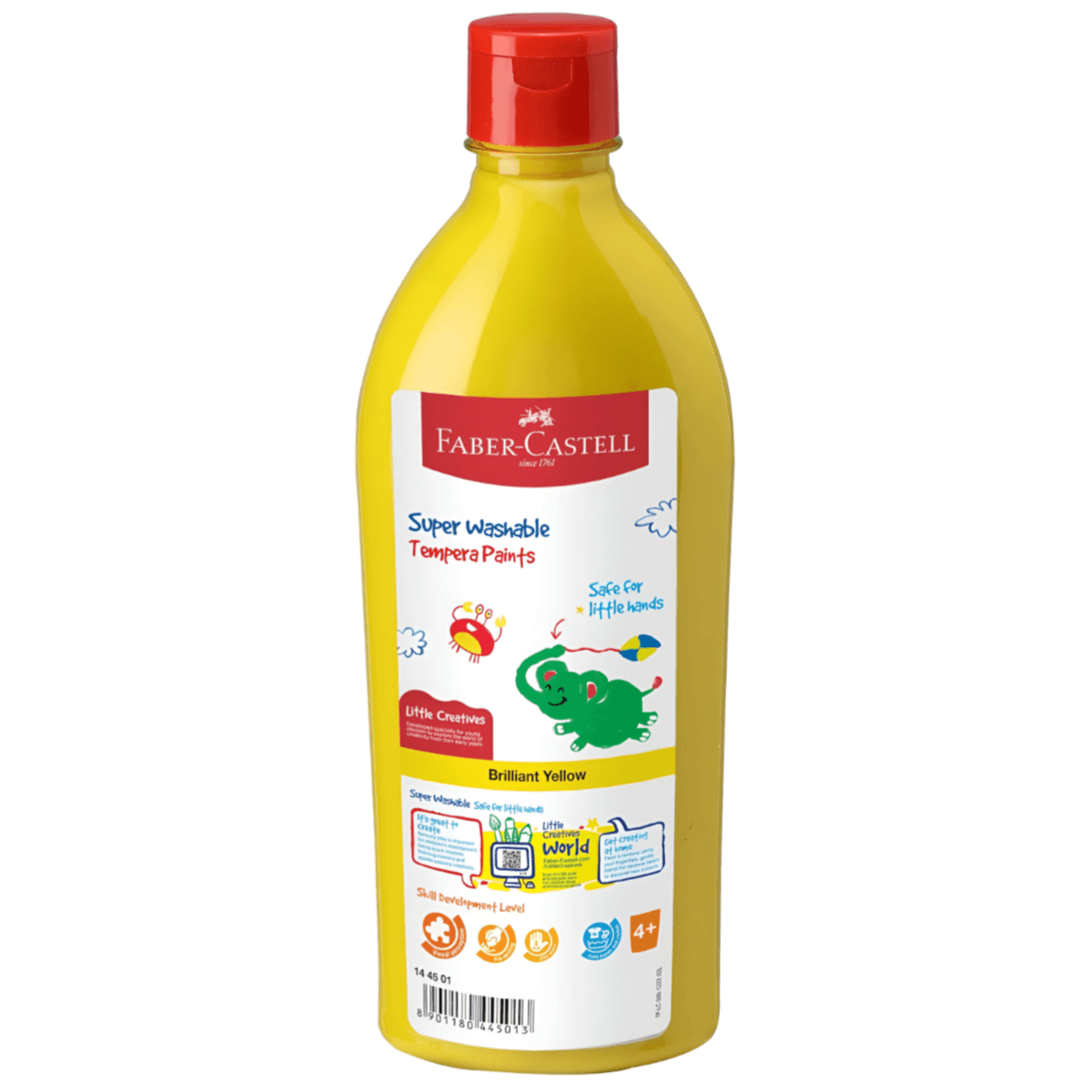 Faber-Castell Ready Mix Tempera Paint Bottle - Yellow WCFC30