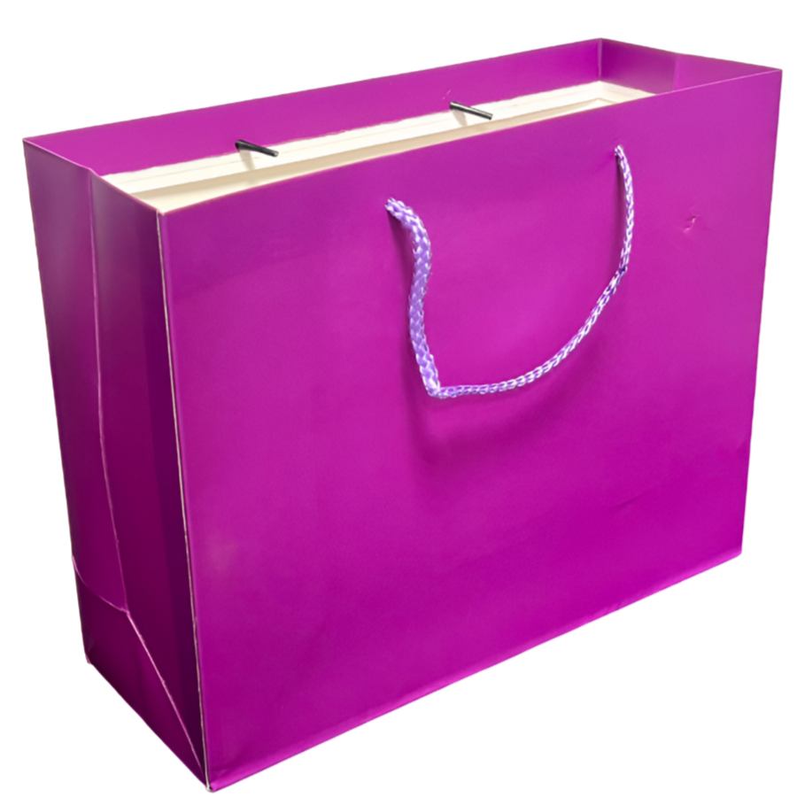 Gift Bag Purple Color-32X25X12 CM (GCGC196)