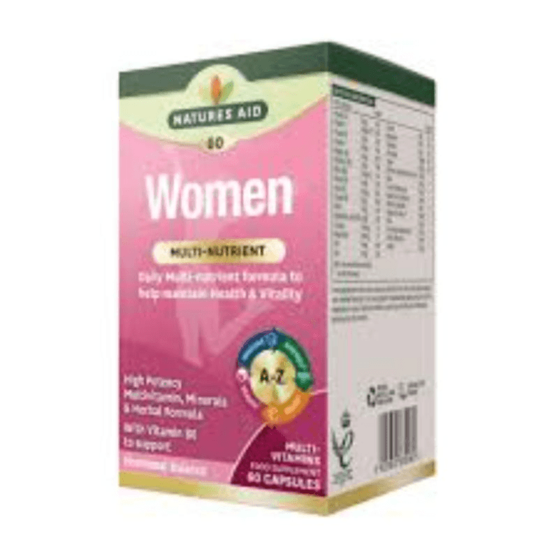 Natures Aid Women Multi Vitamin Caps 60'S