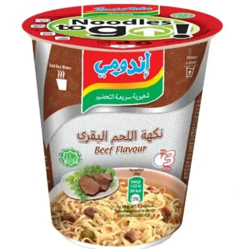 Indomie Cup Noodle Beef 60G