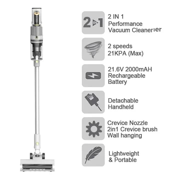 Bolt Vacuum Cleaner White