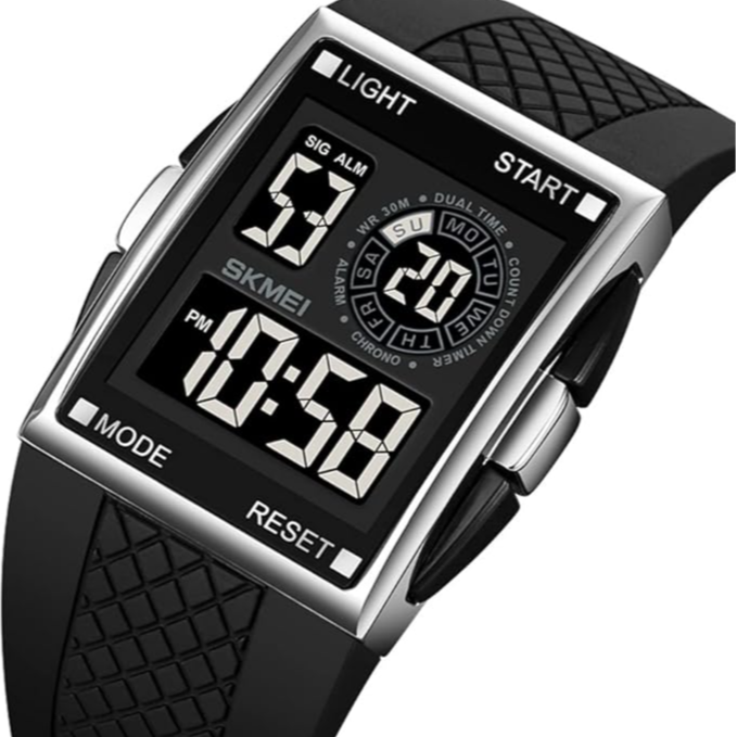 Fashion Mens Digital Cool Bracelet Watch Skmei