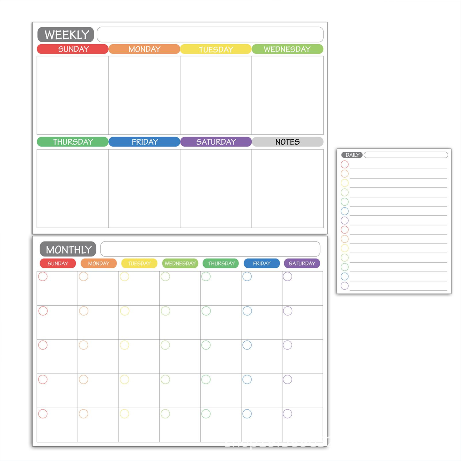 Magnetic Monthly Calendar